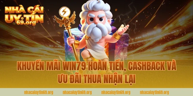 khuyến mãi win79 hoàn tiền, cashback và ưu đãi thua nhận lại